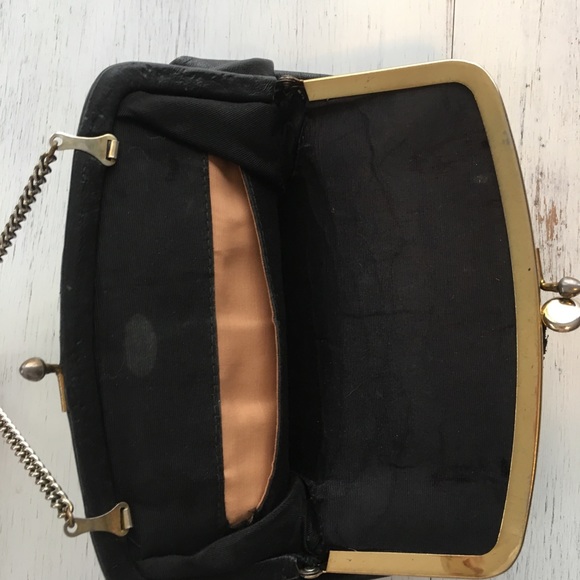 Vintage Black Clutch - Picture 3 of 5